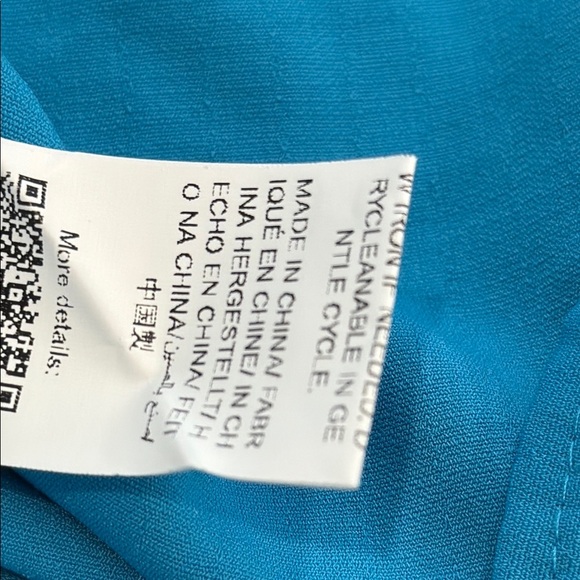 SHEIN US 2 XS Blue Maxi Dress with Cut Out and Slits - Picture 13 of 13